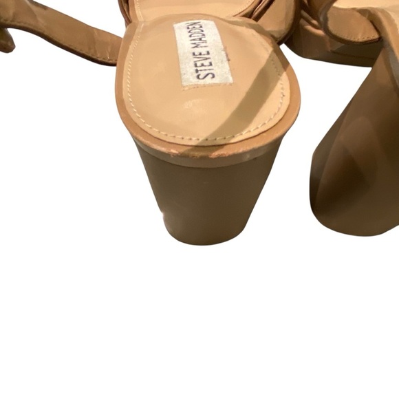 STEVE MADDEN RAYDEN Women's size 11M Brown Platform Sandals with Chunky Heel - Picture 9 of 9